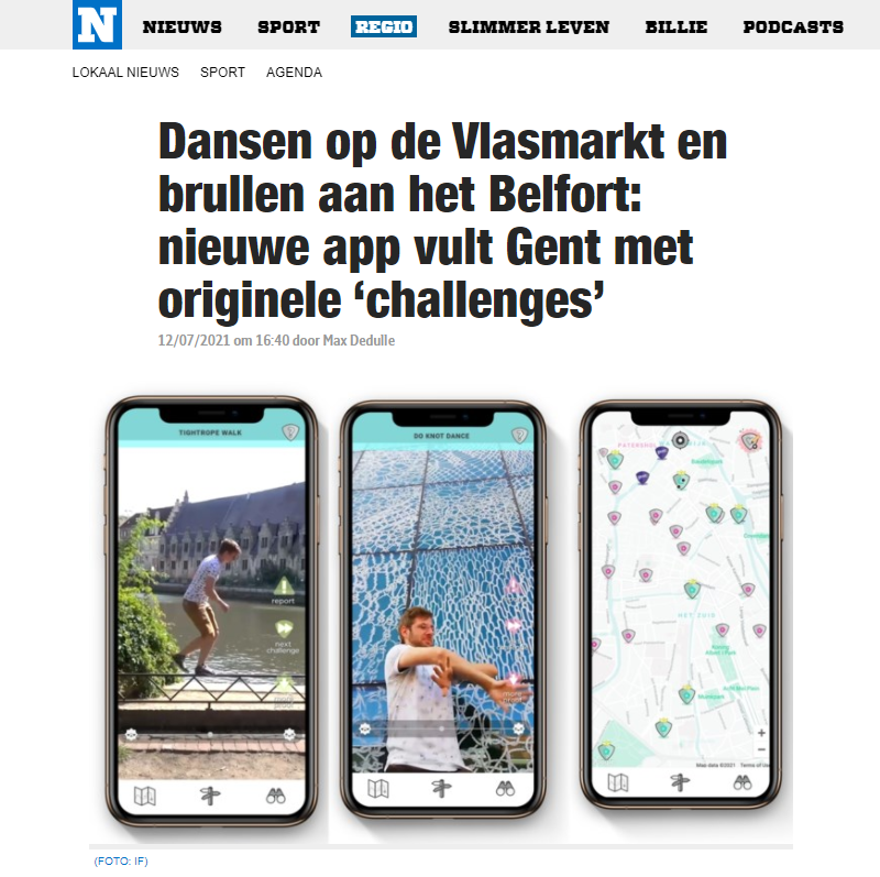 DJEO headlines Het Nieuwsblad